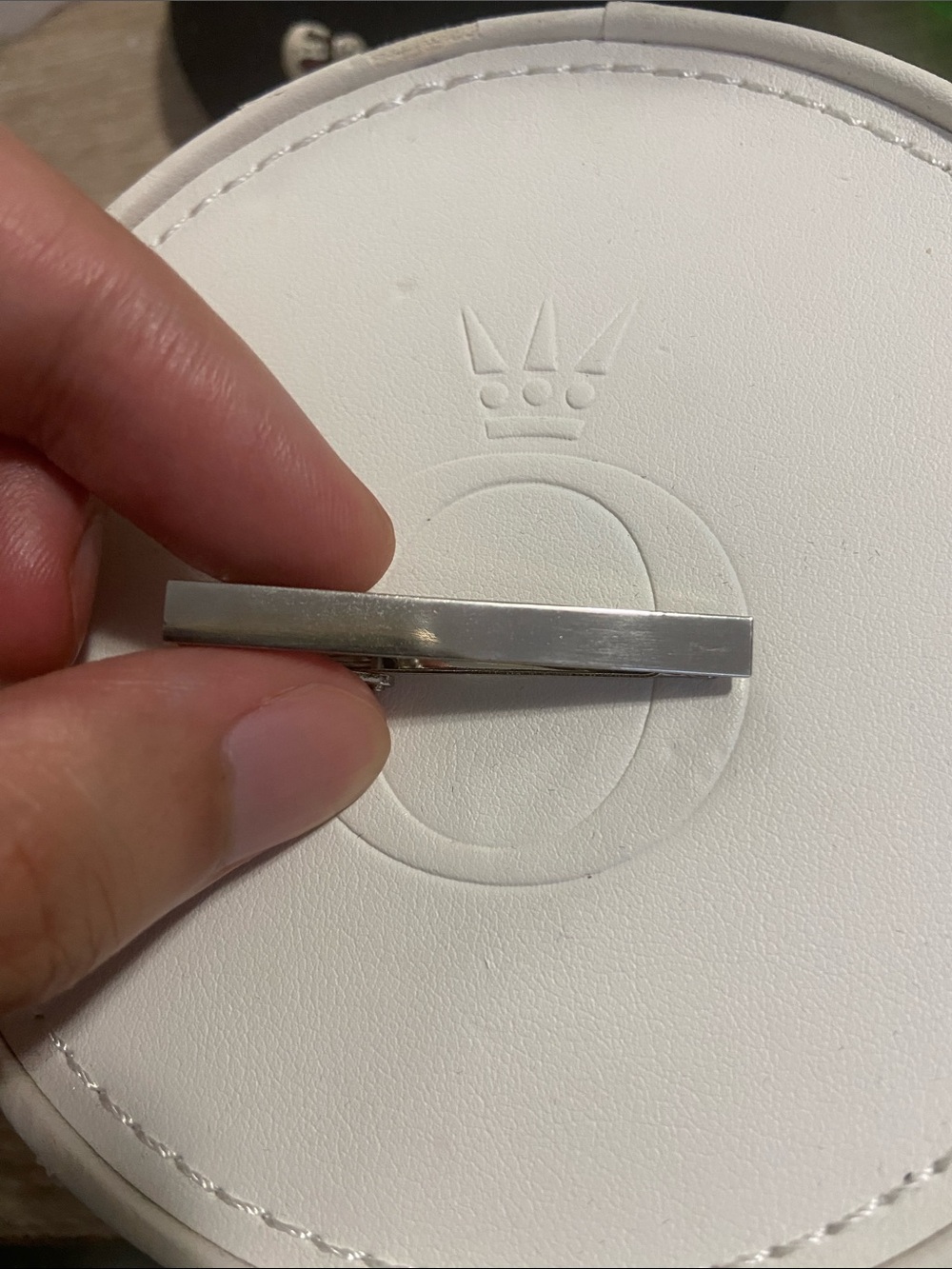 Silver-Toned Tie Clip - Picture 3 of 3